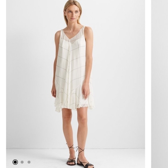 𝅺BNWT Club Monaco Window Pane Dress STUNNING - Picture 1 of 12